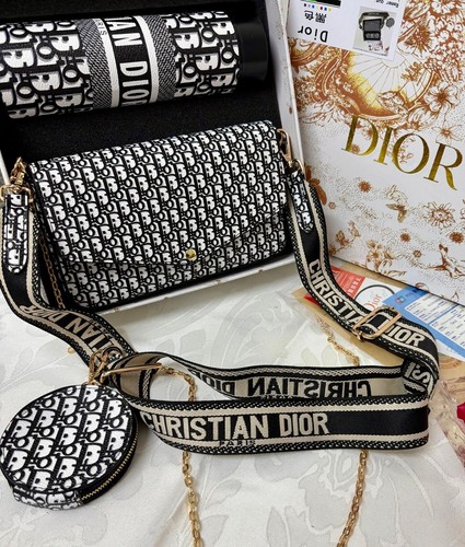 Dior borsa tracolla jacquard - dior,