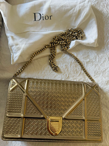 Borsa tracolla dior - dior, oro
