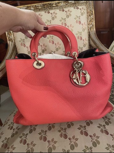 Dior borsa shopper - dior, corallo